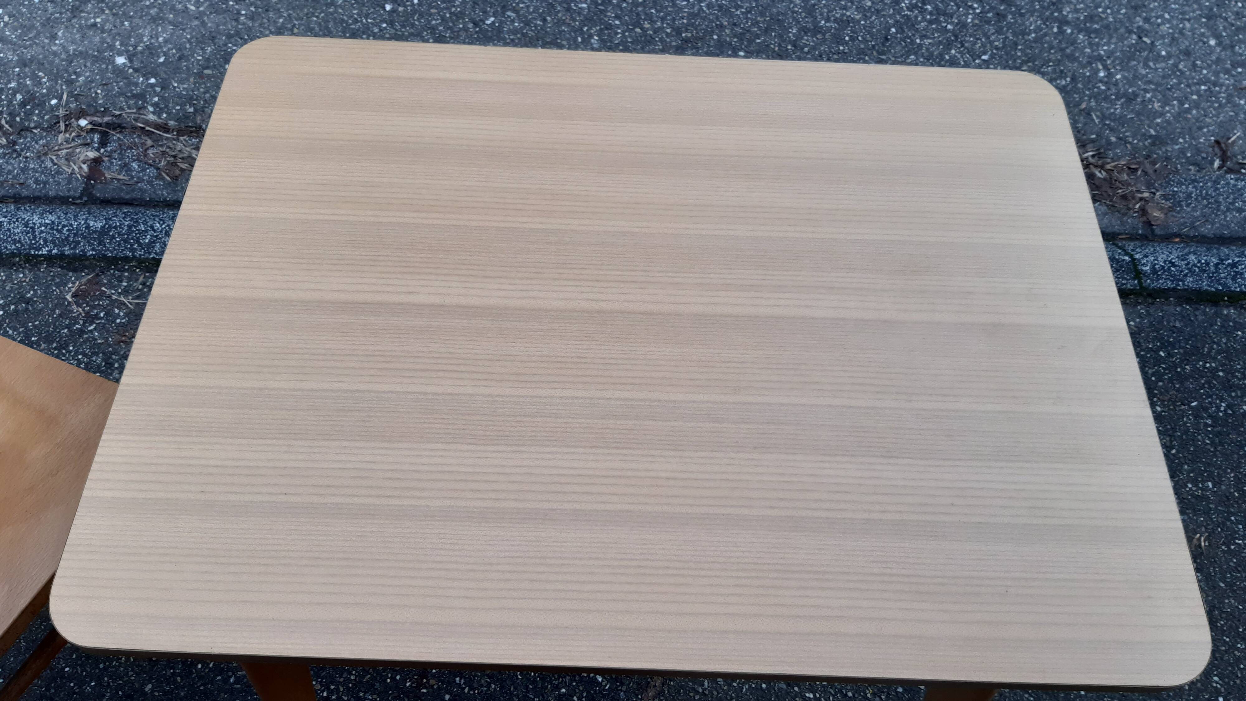 Vintage bistro table and chair