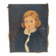 Portrait boy oil on canvas De la Rocha