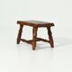 Alpine Chic Rustic Plant or Side Table 1950s