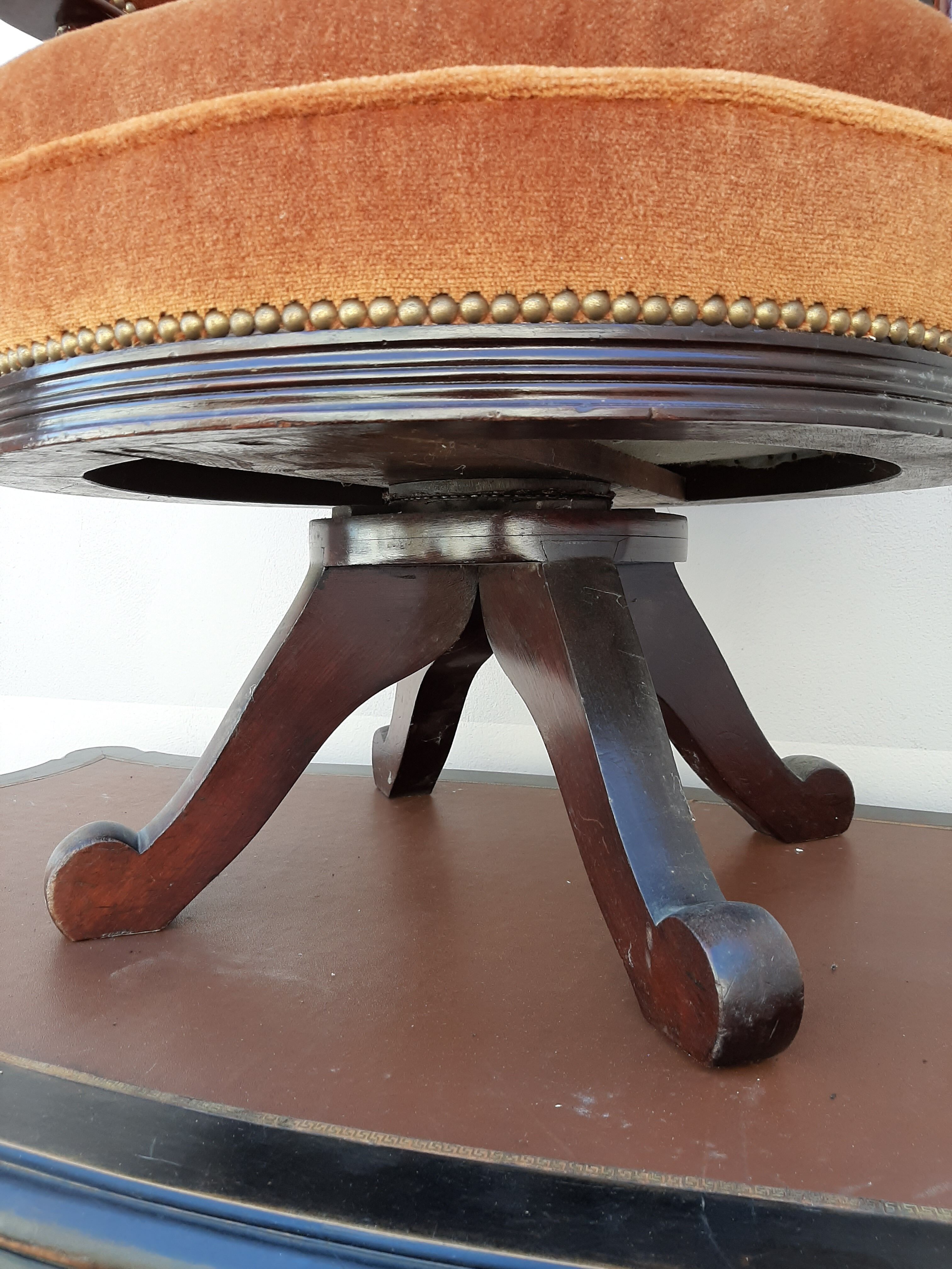 Old century office armchair 20th