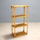 Small 1980s bamboo bookcase