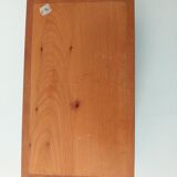 1970 vintage walnut branding cigar box