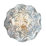 Round ceiling light in chissed glass
