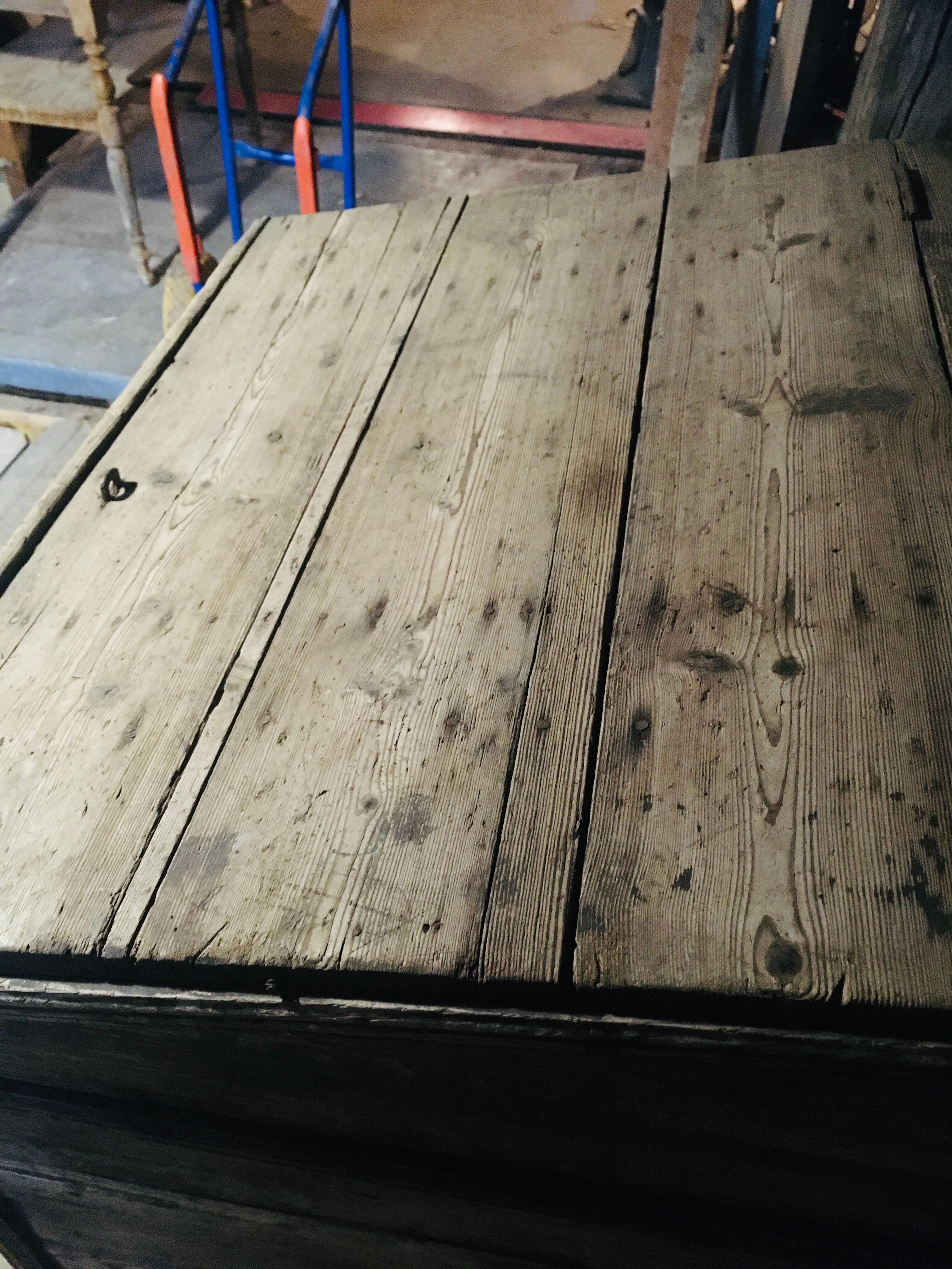 1900s school master school desk pine