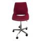 Chaise de bureau pivotante rouge des années 1970