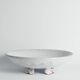 Art Deco White Earthenware Mermaid Bowl "300" by Mari Simmulson for Upsala-Ekeby