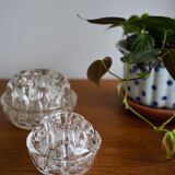 Pique fleurs en verre