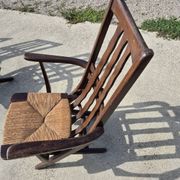 Set 4 vintage Triconfort France adjustible 1960s deckchair