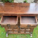 Catalan sideboard in solid walnut