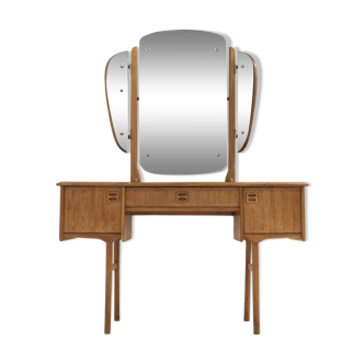 Scandinavian oak dressing table, Sweden, 1960