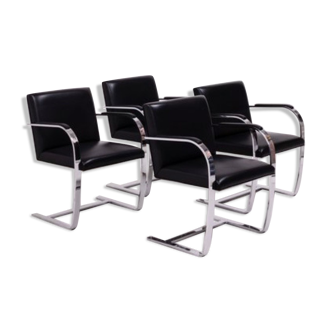 Lot 4 chairs by Mies Van Des Rohe for Knoll