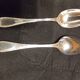 12 silver-plated metal teaspoons by Félix Frères