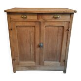 Buffet bas ancien en hêtre – France – Années 1920