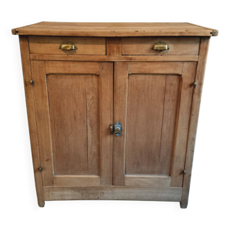 Buffet bas ancien en hêtre – France – Années 1920