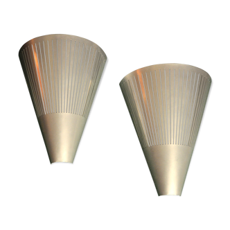 Pair of wall lamps, Sweden 1970