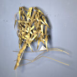 Palm tree wall light by Daniel D'Haeseleer, 1970s