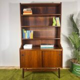 Vintage rosewood bookshelf – mid-century modern Scandinavian design