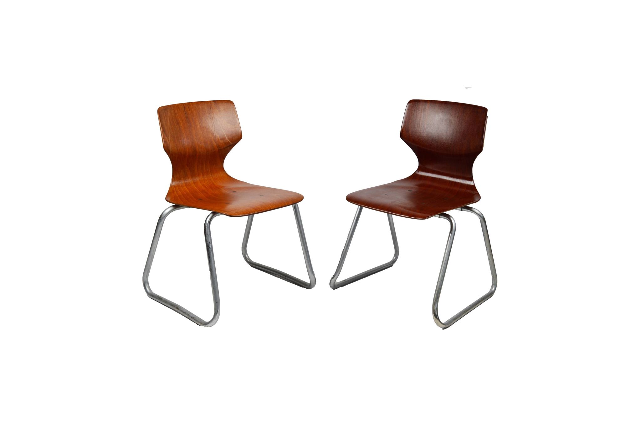 Set of 2 Flototto children's chairs, Germany, 1960s