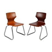Set of 2 Flototto children's chairs, Germany, 1960s