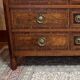 Louis XVI period chest of drawers in walnut, oak and fir, 18th century