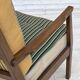 1960s, Danish armchair, furniture wool, beech wood.