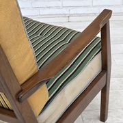 1960s, Danish armchair, furniture wool, beech wood.
