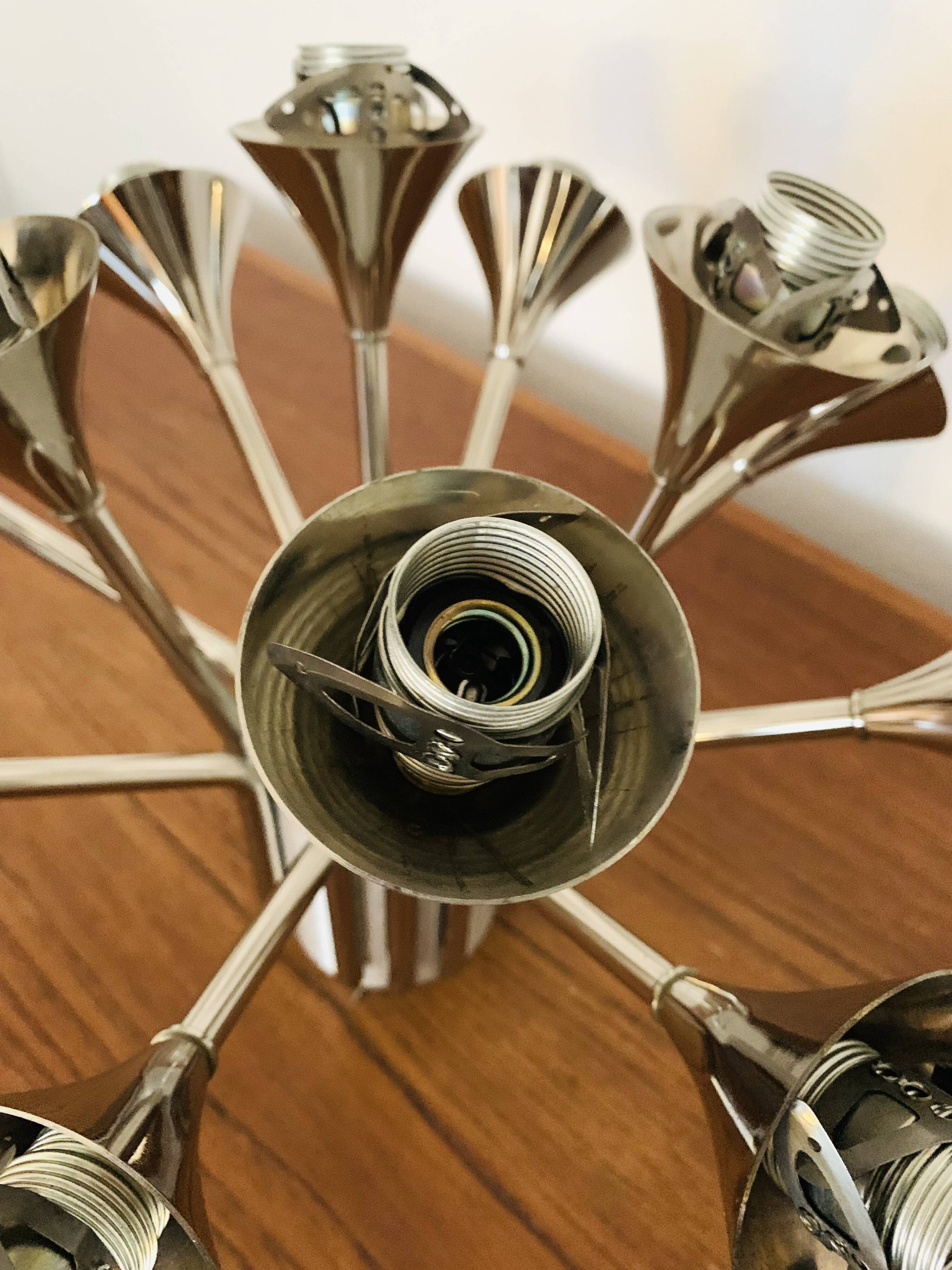 Sputnik Flush Chandelier