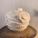 Vase boule art déco modèle "mouettes" de charles catteau - boch frères keramis