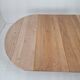 Extendable Solid Oak Dining Table with 2 Leaves