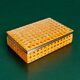 Lucite & rattan vanity box, Christian Dior style, circa 1970s