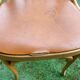 Baumann armchair n°21 seat imitation beige leather