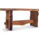 1960s American red wood wabi wabi style dining table