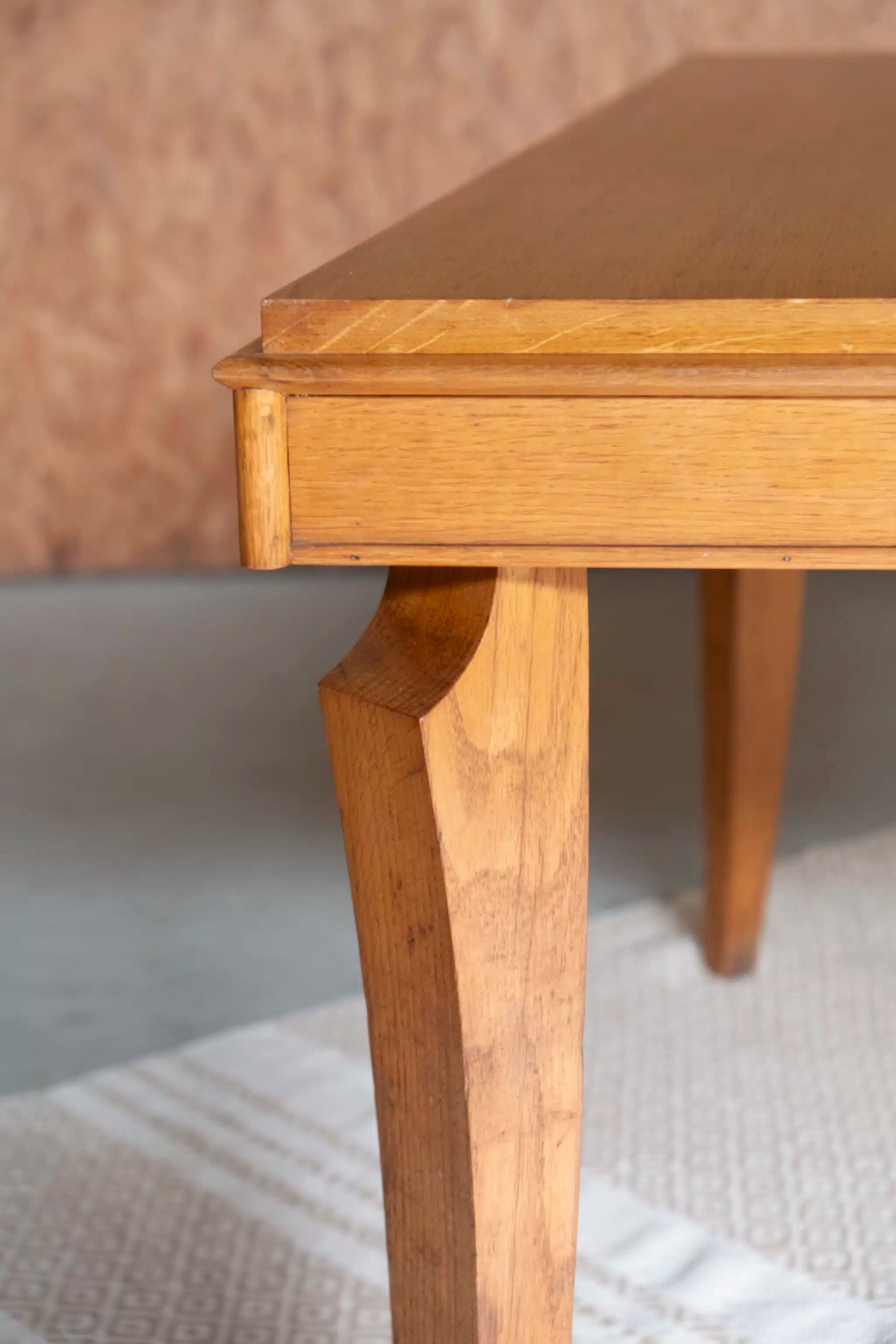 Solid oak table "Atlas"