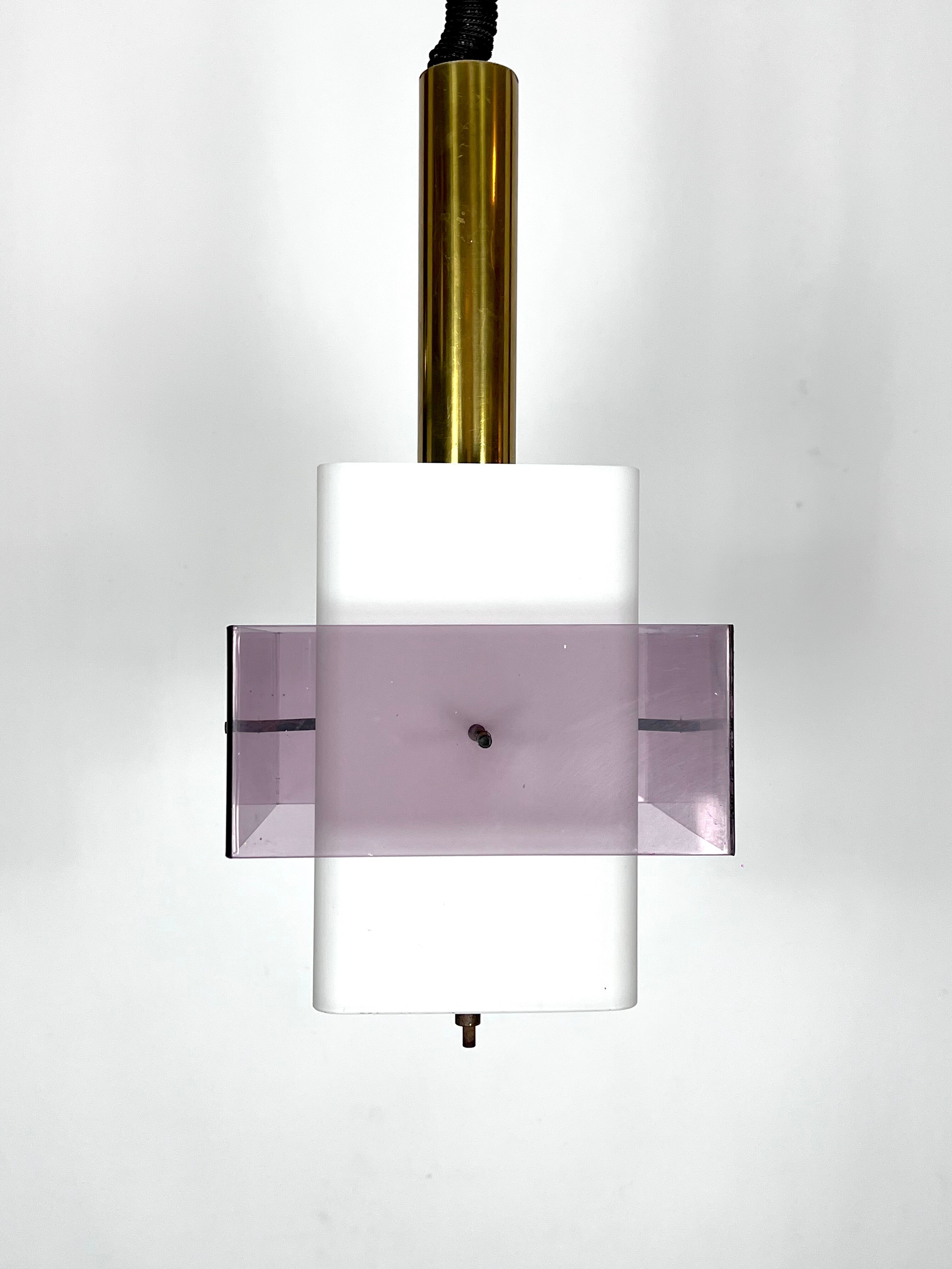 Mid-Century Modern pentant lamp by Stilux Milano, Italy 1960s