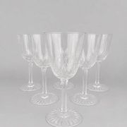Baccarat, service Epron, suite de 6 verres à vin blanc taille 4