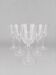 Baccarat, Epron service, set of 6 white wine glasses size 4.