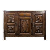 Buffet en chêne dans l'esprit de Dudouyt