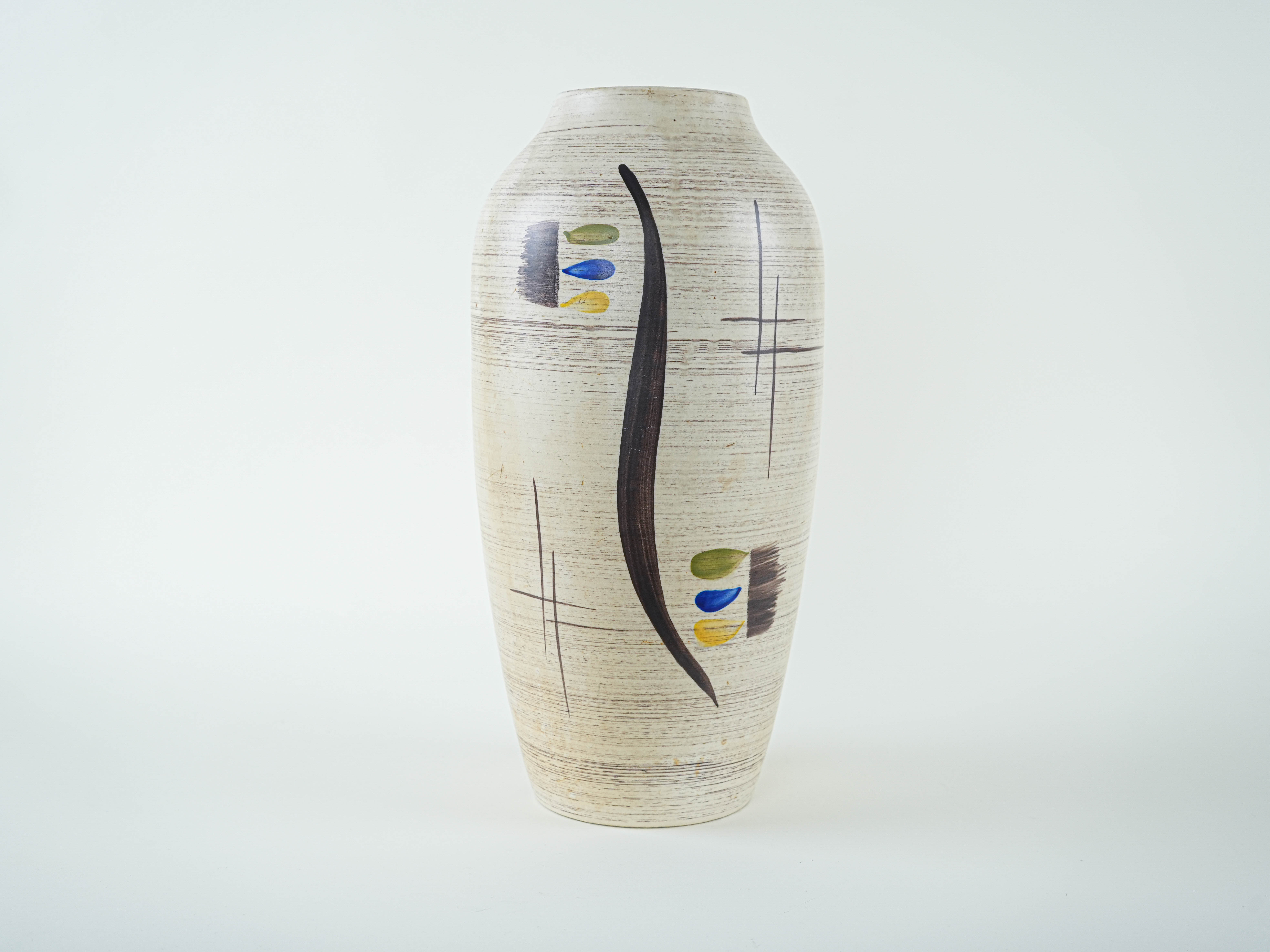 Ceramic vase, German design, 1970s, made in West Germany
