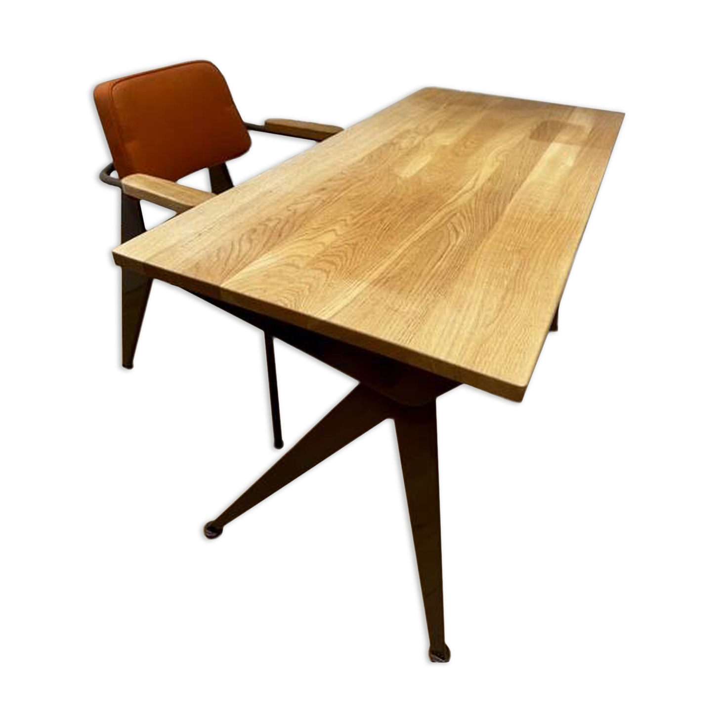 Bureau Direction – Jean Prouvé pour Vitra – Chêne massif – Édition 2014