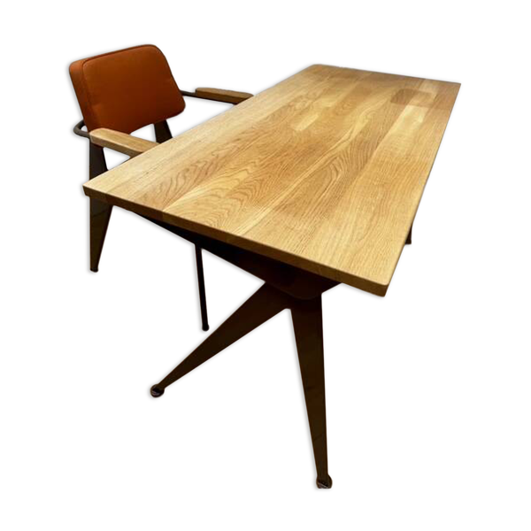 Bureau Direction – Jean Prouvé pour Vitra – Chêne massif – Édition 2014