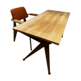 Bureau Direction – Jean Prouvé pour Vitra – Chêne massif – Édition 2014