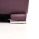 Leather armchair, hotel lounge, purple and gray, vintage