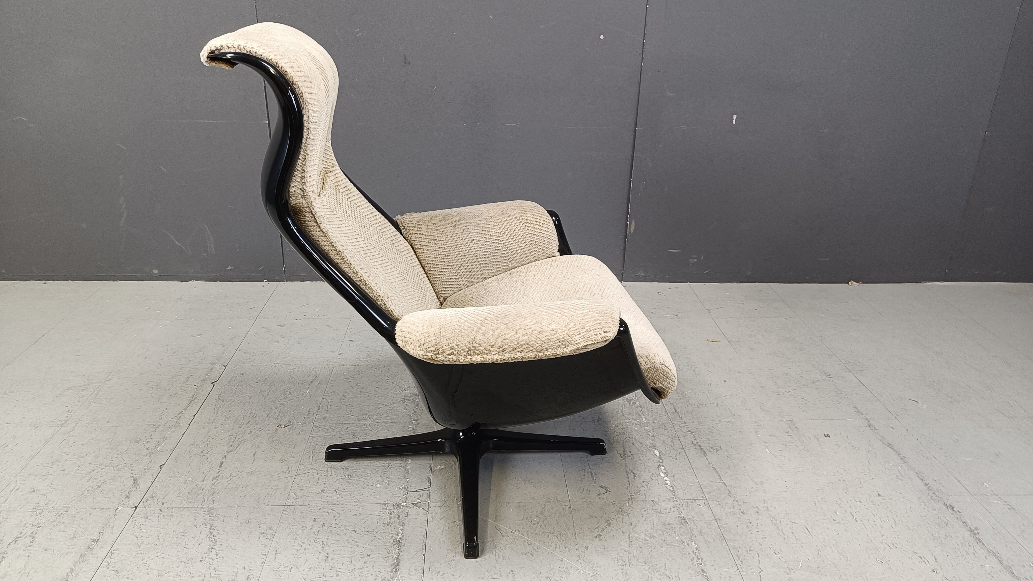 Mid-century space age galaxy armchair by Alf Svensson for Dux, 1968
