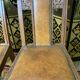6 art deco chairs leather sitting