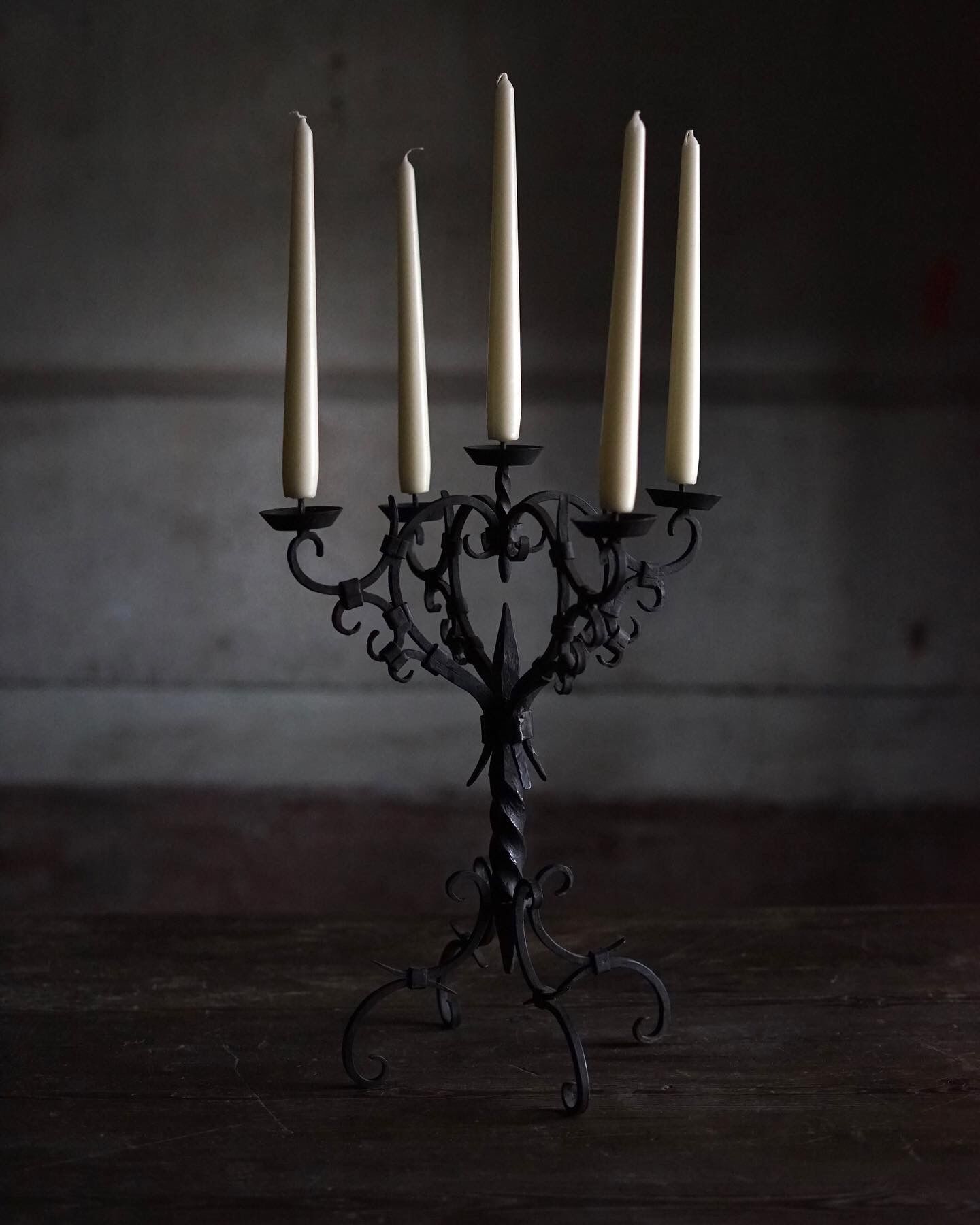 Wrought iron chandelier