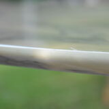 Meal table, oval, marble, 70