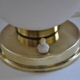 Brass lamp 50s opaline