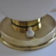 Brass lamp 50s opaline