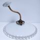 Opaline porcelain brass wall light early 20th century