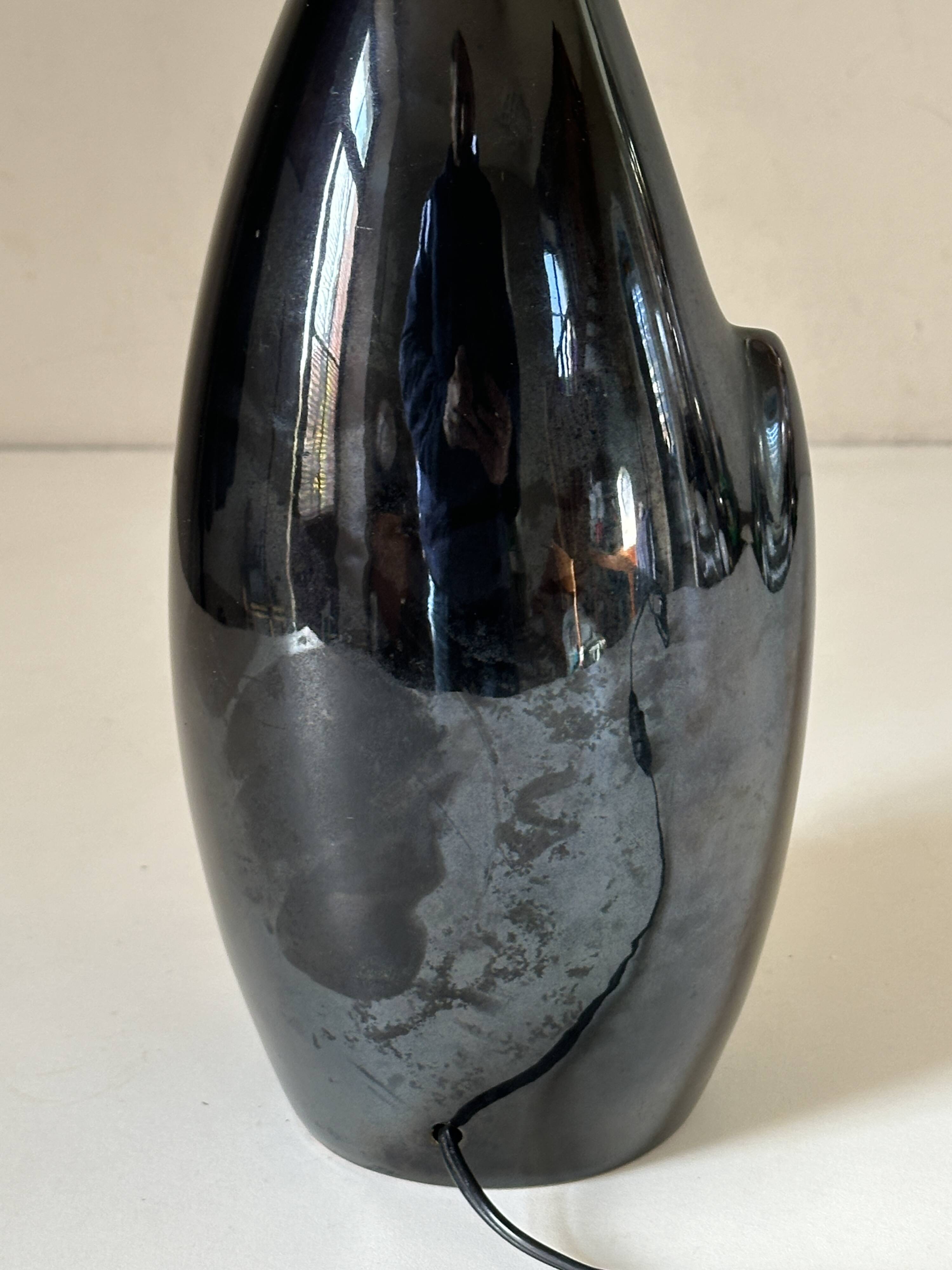 Vintage design ceramic lamp from the 60s